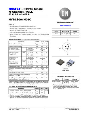 NVBLS001N06C datasheet cover page