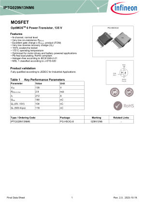 IPTG029N13NM6 datasheet cover page