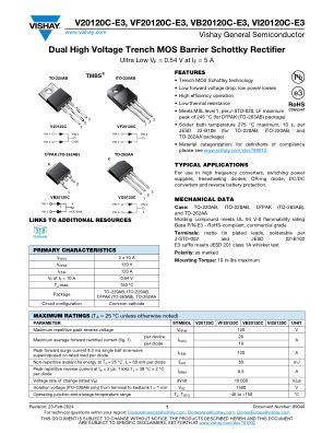 V20120C 数据手册首页
