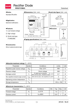 RRE07VSM6S datasheet cover page