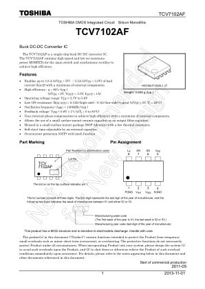 TCV7102AF 数据手册首页