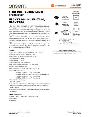 NL3V1T244 数据手册首页