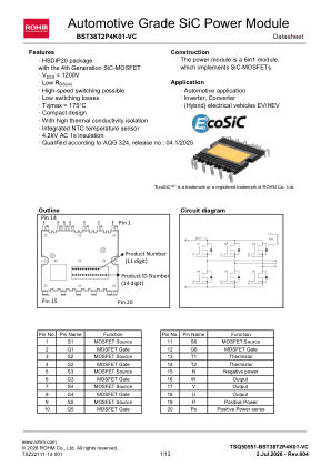 BST38T2P4K01-VC 数据手册首页