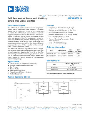 MAX6575-MAX6575L datasheet cover page