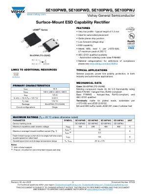 SE100PWBDGJ 数据手册首页