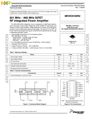 MHVIC910HR2 数据手册首页