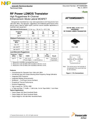 AFT05MS006N 数据手册首页