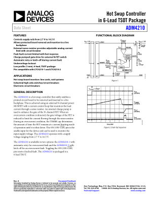 ADM4210 数据手册首页