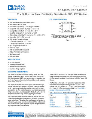 ADA4625-1-4625-2 datasheet cover page
