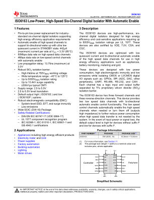 ISO6163 datasheet cover page