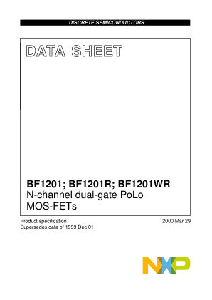 BF1201 datasheet cover page
