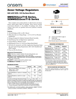 MMSZ5221BT1 数据手册首页