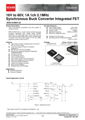 BD9V101MUF-LB 数据手册首页