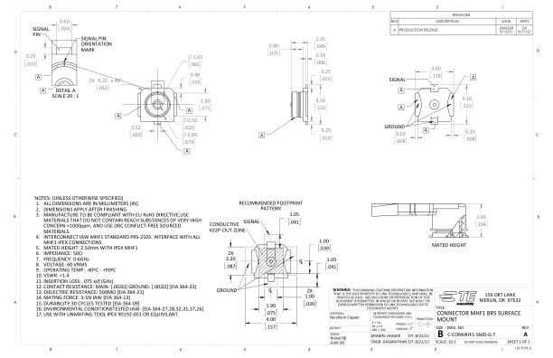 CONMHF1-SMD-G-T datasheet cover page