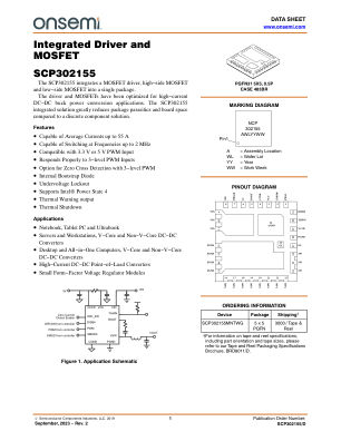 SCP302155 数据手册首页