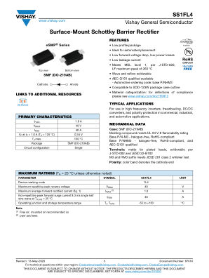 SS1FL4 数据手册首页