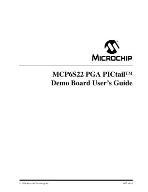 MCP6S22DM-PICTL 数据手册首页