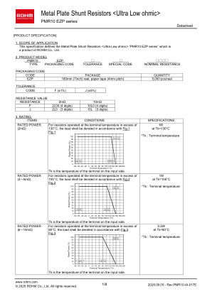 PMR10EZPJU10L 数据手册首页