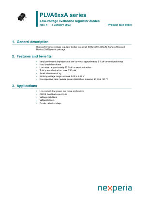 PLVA656A datasheet cover page