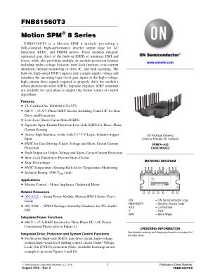 FNB81560T3 datasheet cover page