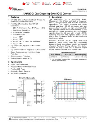 LP8728D-Q1 datasheet cover page