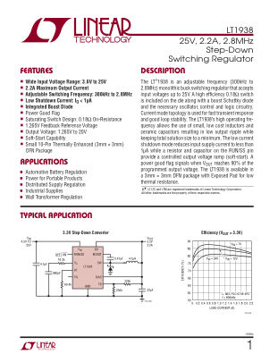 1938FA datasheet cover page