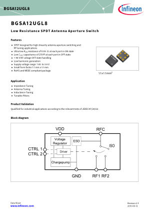 BGSA12UGL8 datasheet cover page