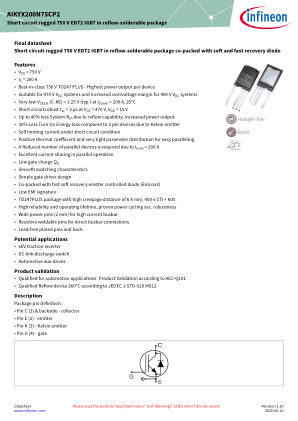 AIKYX200N75CP2 datasheet cover page