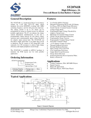 SY20761BQDC datasheet cover page