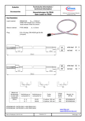 GATE--LEADS-FOR-PB20 数据手册首页