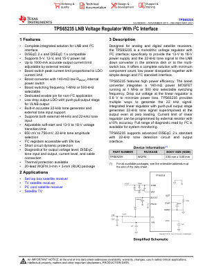 TPS65235 datasheet cover page