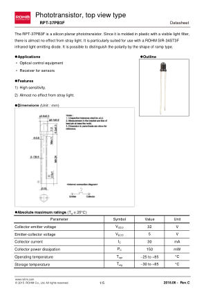 RPT-37PB3F 数据手册首页