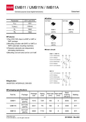 IMB11A 数据手册首页