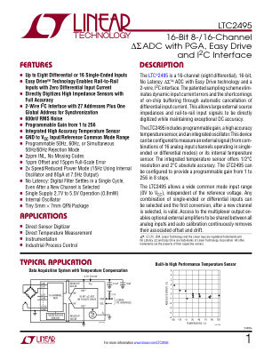 2495FE datasheet cover page
