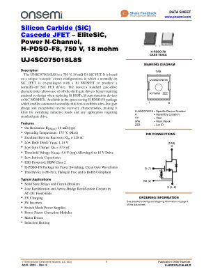 UJ4SC075018L8S datasheet cover page