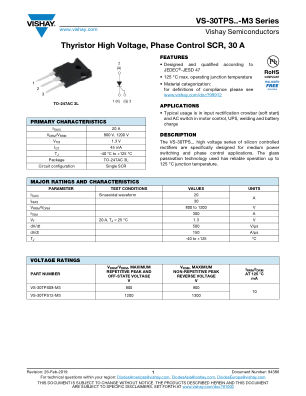 VS-30TPS-M3SERIES 数据手册首页