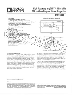 116544762ADP3303A datasheet cover page
