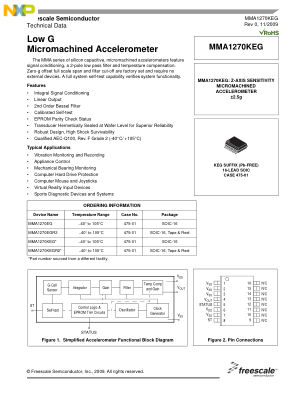 MMA1270KEG datasheet cover page