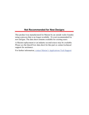 MAX480 datasheet cover page