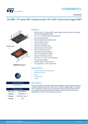 STGIB20M60TS-L 数据手册首页