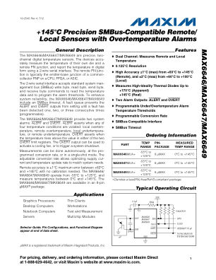 MAX6646-MAX6649 datasheet cover page