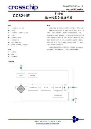 CC6211E datasheet cover page