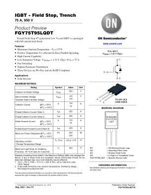 FGY75T95LQDT 数据手册首页