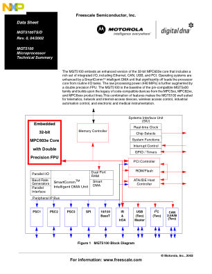 MGT5100TS datasheet cover page