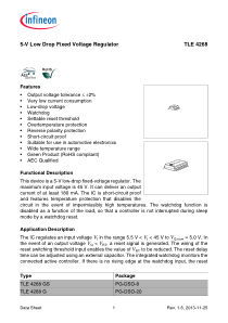 TLE4268GS datasheet cover page