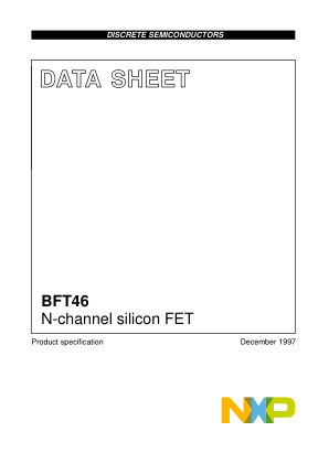 BFT46 数据手册首页