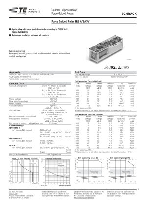 V23050A1005A542 数据手册首页